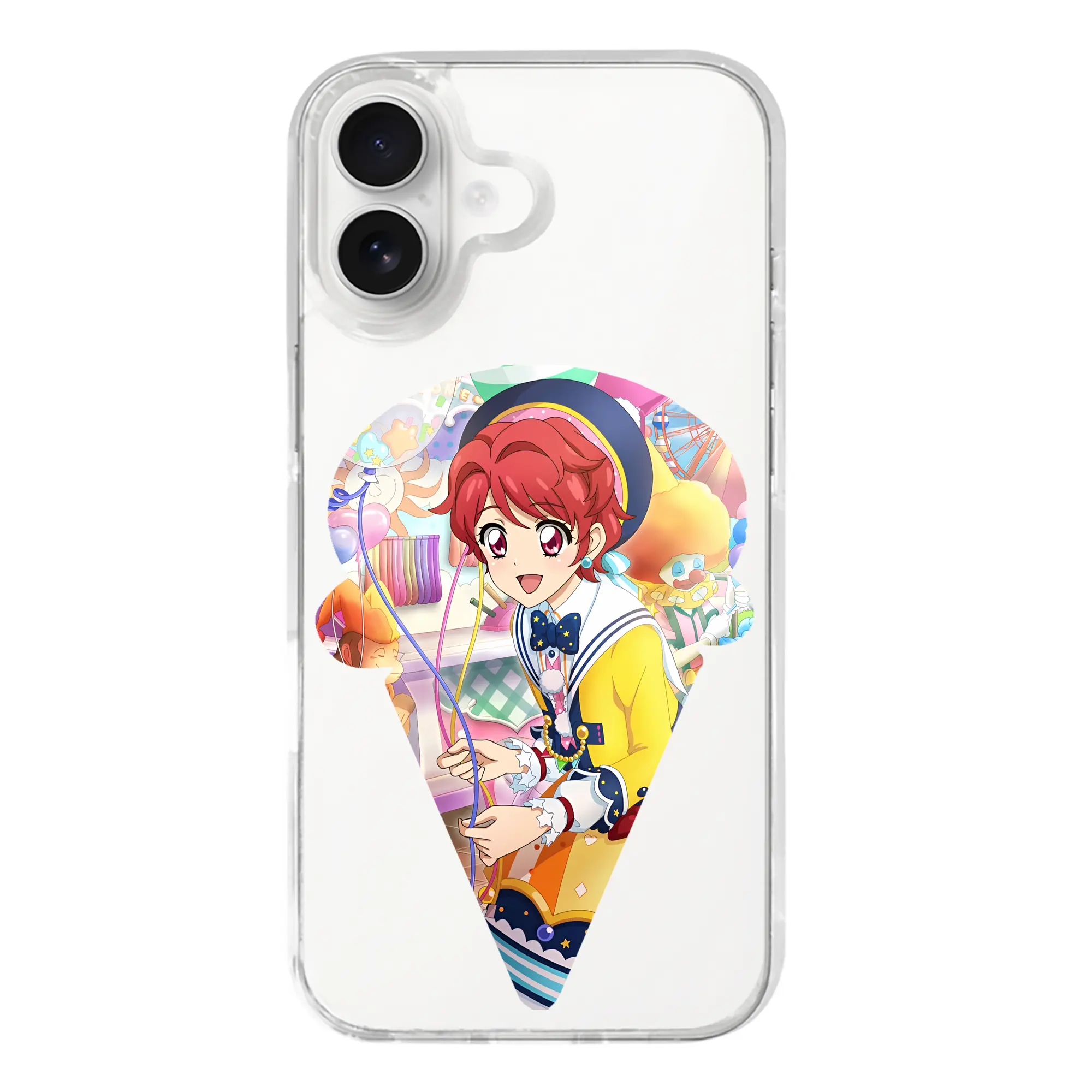 アイカツ グッズ 一ノ瀬 かえで - iPhone 17シリーズ 透明スマホケース – 薄型・耐衝撃・精密フィット保護カバー